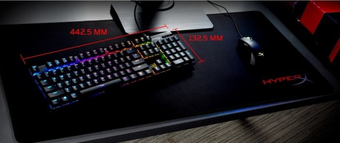 Клавіатура HyperX Alloy Origins Aqua USB RGB PBT ENG/RU, Black