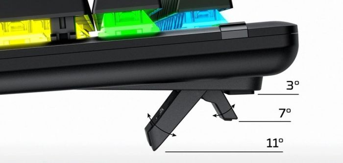 Клавіатура HyperX Alloy Origins Aqua USB RGB PBT ENG/RU, Black