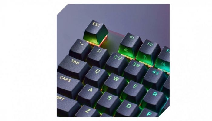Клавіатура механічна HyperX Alloy Origins Core PBT 87key, Red, USB-A, EN/UK, RGB, чорний