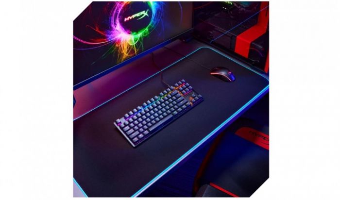 Клавіатура механічна HyperX Alloy Origins Core PBT 87key, Red, USB-A, EN/UK, RGB, чорний