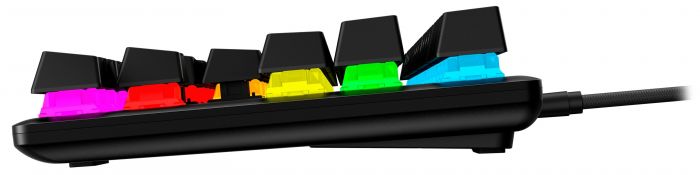 Клавіатура механічна HyperX Alloy Origins Core PBT 87key, Red, USB-A, EN/UK, RGB, чорний