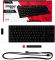 Клавіатура механічна HyperX Alloy Origins Core PBT 87key, Red, USB-A, EN/UK, RGB, чорний