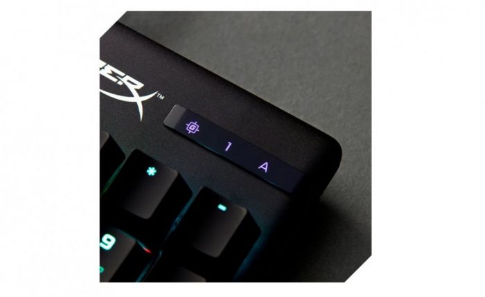 Клавіатура HyperX Alloy Origins Red USB RGB PBT ENG/RU, Black