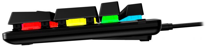 Клавіатура HyperX Alloy Origins Red USB RGB PBT ENG/RU, Black