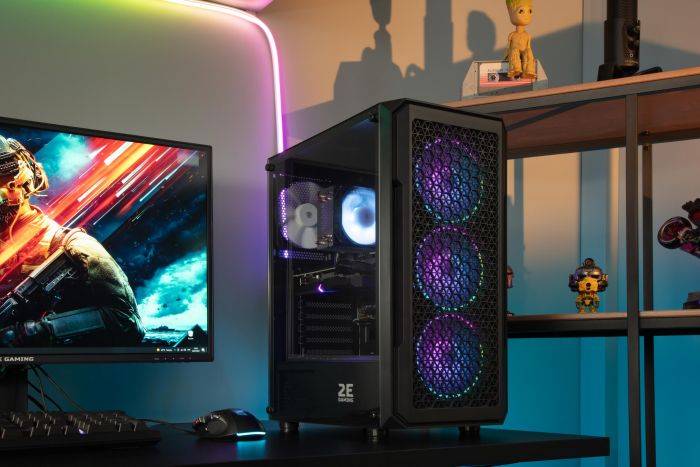 Комп’ютер персональний 2E Complex Gaming Intel i5-12400F/H610/16/256F+1000/RX6600-8/FreeDos/2E-G338/600W