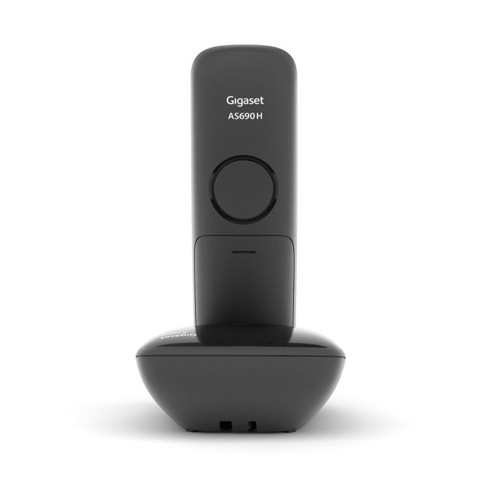 Радіотелефон DECT Gigaset AS690 DUO, чорний
