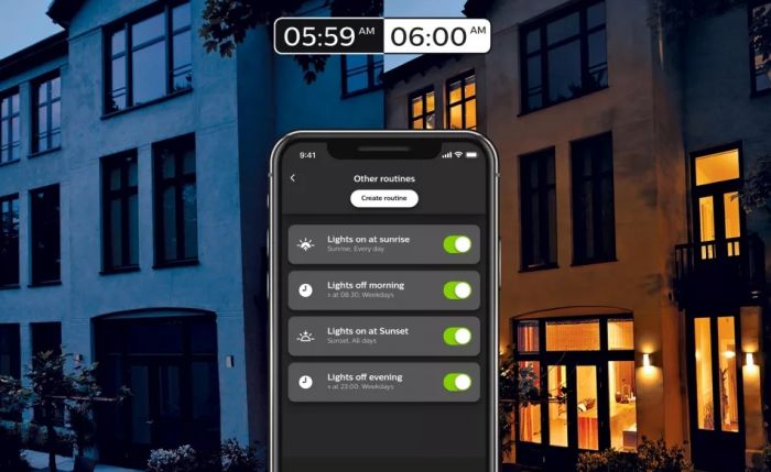 Набір Philips Hue (Bridge, лампа E27 White 2шт, лампа GU10 White 2шт)