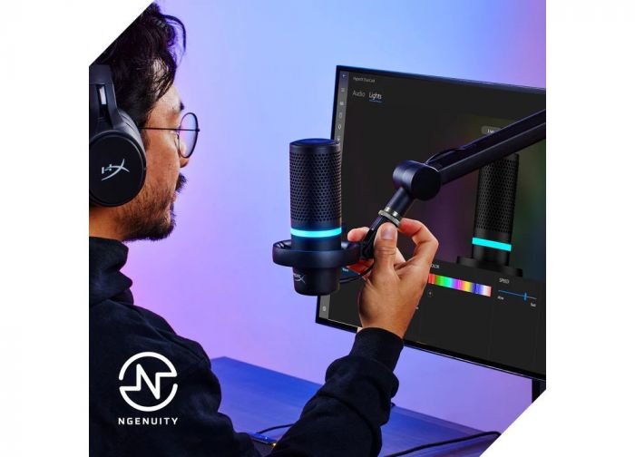 Мікрофон HyperX DuoCast RGB, Black
