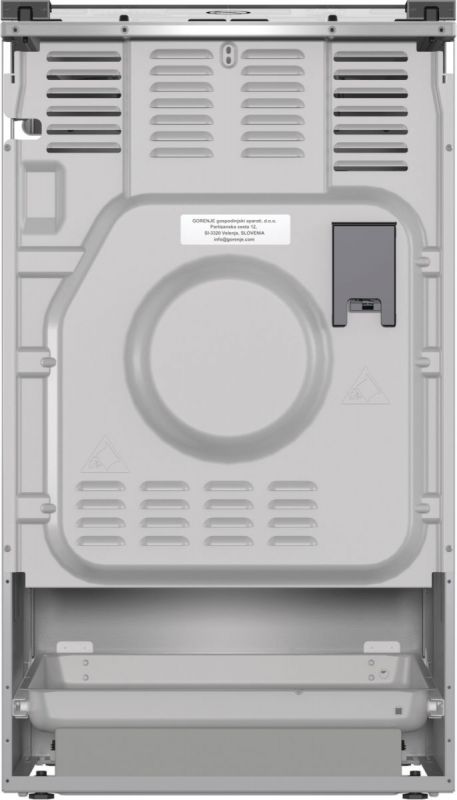 Плита Gorenje MEKS5141X комбінована, 70л, 50x60см, дисплей, чавун, нерж