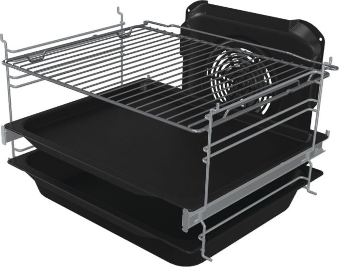 Плита Gorenje MEKS5141X комбінована, 70л, 50x60см, дисплей, чавун, нерж