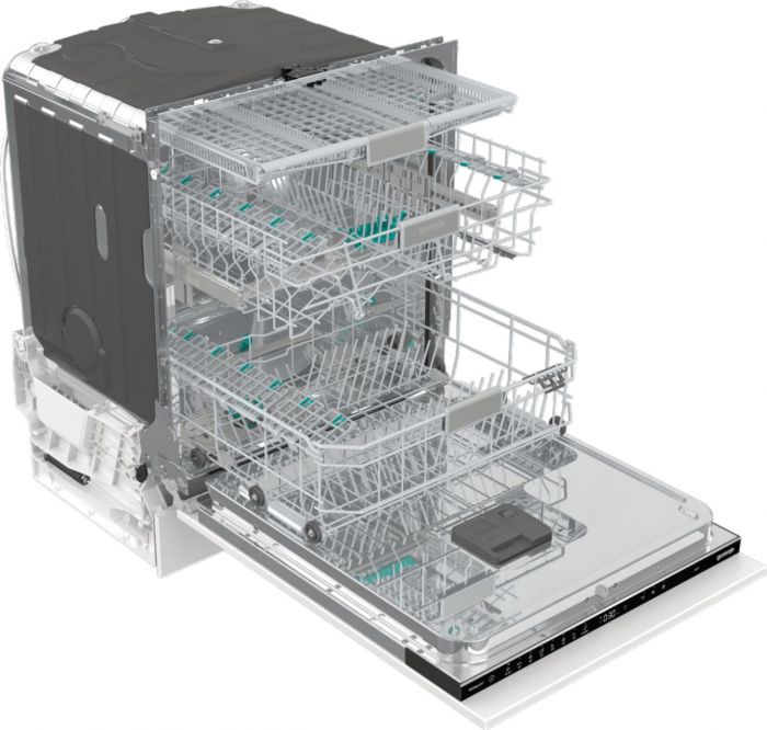Посудомийна машина Gorenje GV673C62 вбудовувана, 16компл., A+++, 60см, інвертор,Wi-Fi, сенсорн.упр, 3и кошики, білий