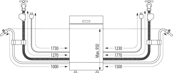 Посудомийна машина Gorenje GV673C62 вбудовувана, 16компл., A+++, 60см, інвертор,Wi-Fi, сенсорн.упр, 3и кошики, білий