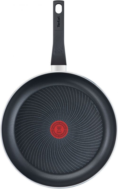 Сковорода Tefal Start&Cook, 26см, покриття Titanium, індукція, Thermo-Spot, алюм., чорний