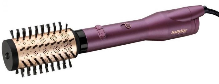 Фен-щітка Babyliss, AS950E, 650 Вт, 2 насадки,  пурпурний