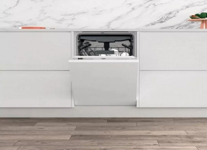 Посудомийна машина Whirlpool вбудовувана, 14компл., A+++, 60см, дисплей, інвертор, 3й кошик, білий