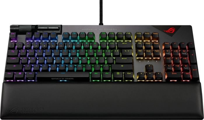 Клавіатура ASUS ROG Strix Flare II LED 104key NX Red USB US Black/Grey
