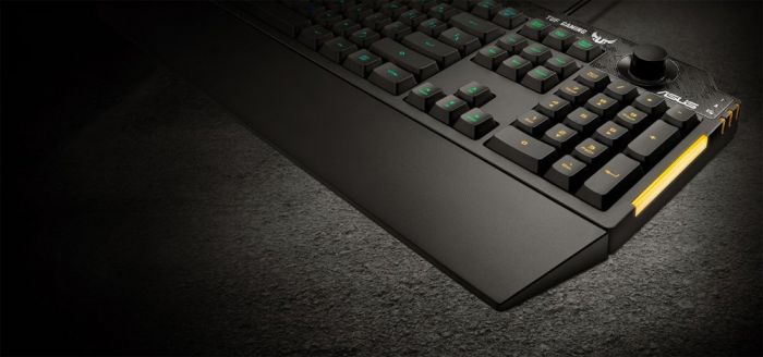 Клавіатура ASUS TUF Gaming K1 RGB 104key USB UA Black