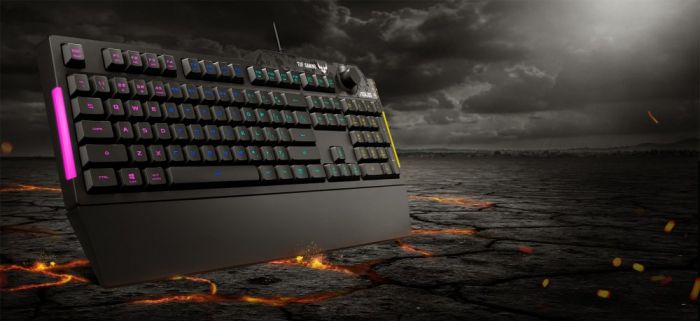 Клавіатура ASUS TUF Gaming K1 RGB 104key USB UA Black