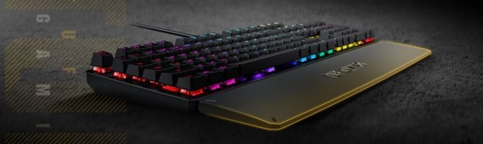 Клавіатура ASUS TUF Gaming K3 RGB 104key Kailh BN USB UA Black