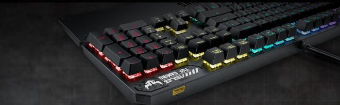 Клавіатура ASUS TUF Gaming K3 RGB 104key Kailh RD USB UA Black