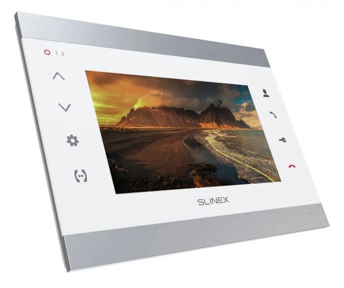 Відеодомофон Slinex SL-07N Cloud, IPS 7", детектор руху, переадресація, сріблястий білий