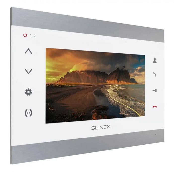 Відеодомофон Slinex SL-07N Cloud, IPS 7", детектор руху, переадресація, сріблястий білий