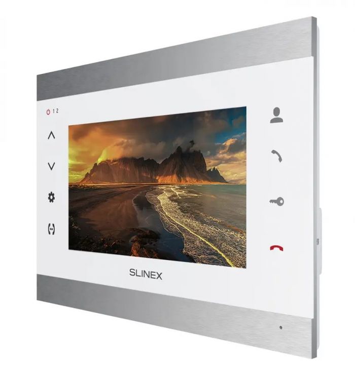Відеодомофон Slinex SL-07N Cloud, IPS 7", детектор руху, переадресація, сріблястий білий