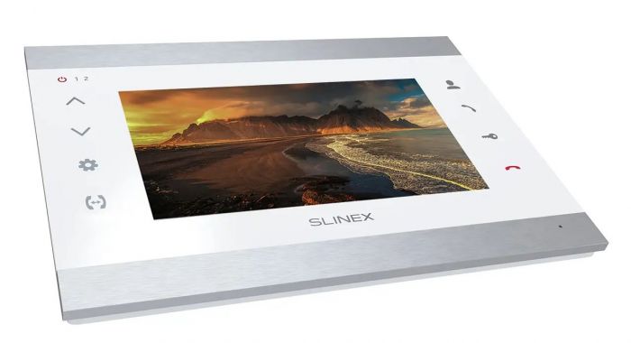 Відеодомофон Slinex SL-07N Cloud, IPS 7", детектор руху, переадресація, сріблястий білий