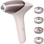Фотоепілятор Philips Lumea IPL 9900 Series, акумуляторний , кіл-ть спалах.-450000, 2- 4 см2, насадок-4, футляр, рожевий