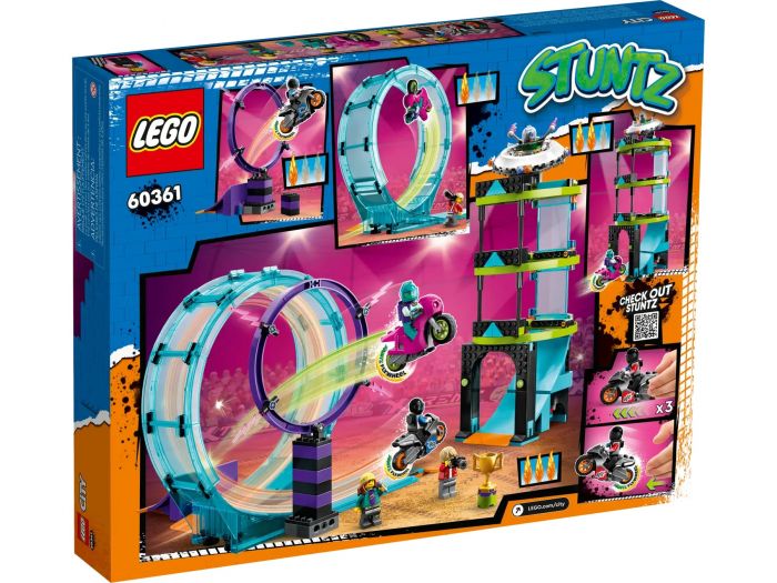 Конструктор LEGO City Stuntz Неймовірне завдання для каскадерів