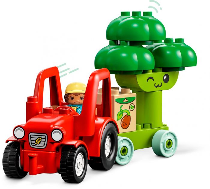 Конструктор LEGO DUPLO My First Трактор для вирощування фруктів та овочів