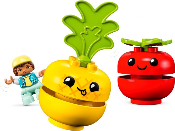 Конструктор LEGO DUPLO My First Трактор для вирощування фруктів та овочів