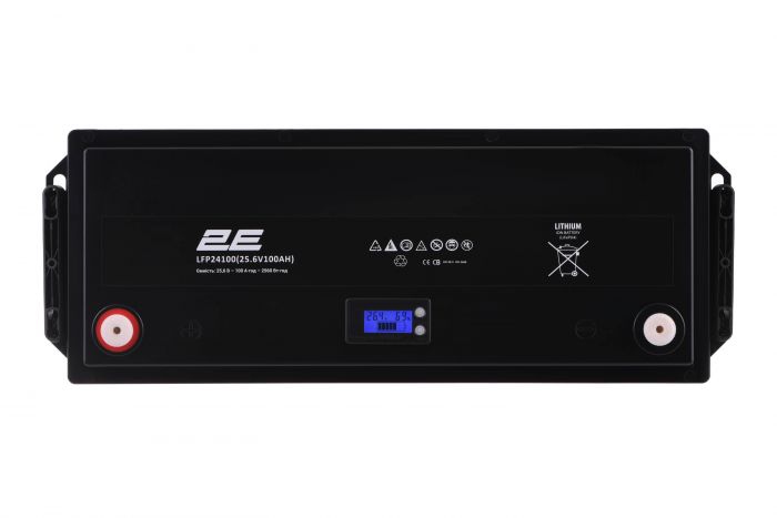 Акумуляторна батарея 2E LFP24100 24V/100Ah LCD 8S
