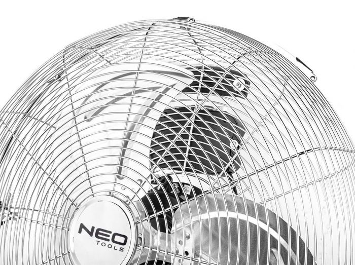 Вентилятор підлоговий Neo Tools, професійний, 100 Вт, діаметр 45 см, 3 швидкості, двигун мідь 100%