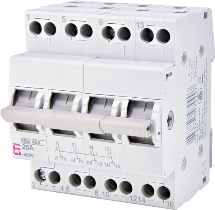 Перемикач навантаження ETI SSQ 425 "1-0-2", 4p 25A