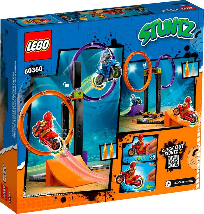 Конструктор LEGO City Stuntz Каскадерське завдання із обертанням