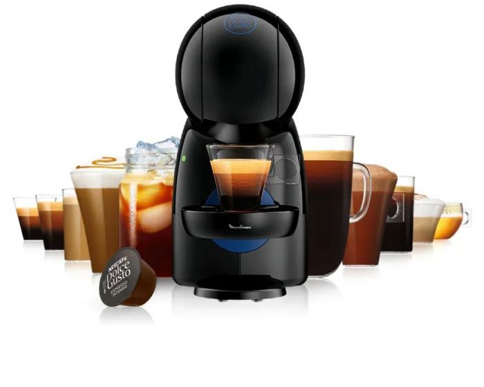 Капсульна кавоварка Krups Nescafe Dolce Gusto Piccolo XS KP1A0810, 1600 Вт, чорна