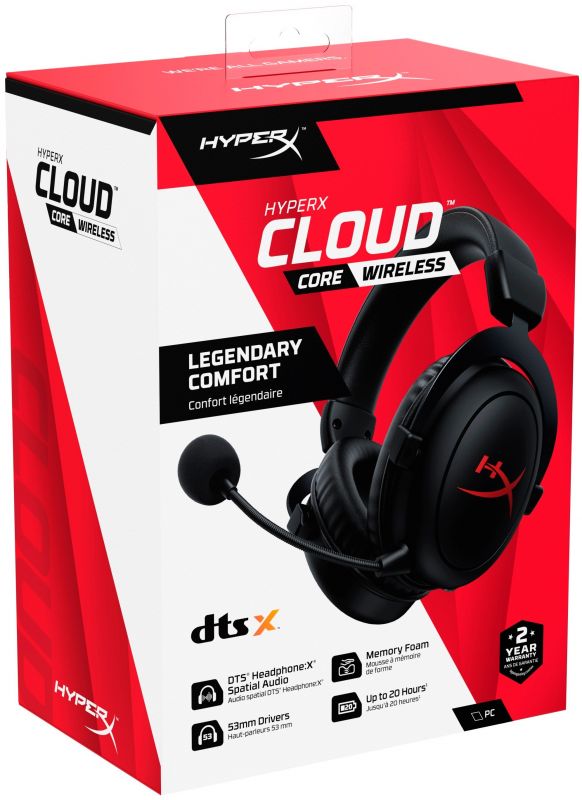 Гарнітура HyperX Cloud Core WL USB, Black