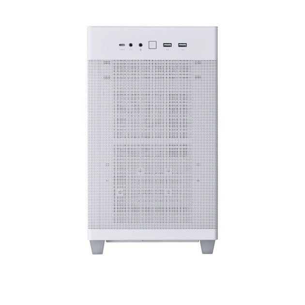 Корпус ASUS Prime AP201 Tempered Glas, без БП, 2xUSB3.2, 1xUSB Type-C, Tempered Glass side, mATX, White