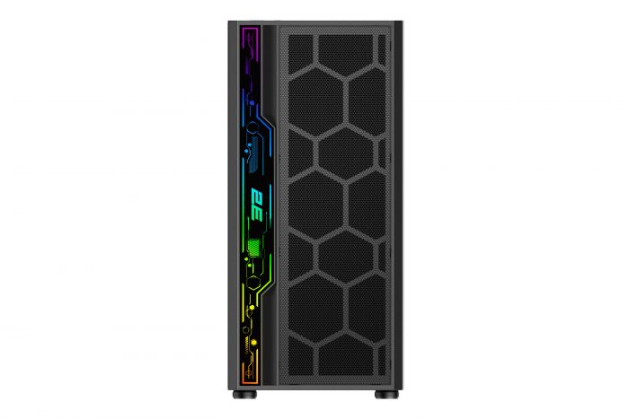 Корпус 2E GAMING SPERO G2052, без БЖ, 2xUSB 3.0, 1xUSB 2.0, 1x120mm ARGB fan, ARGB strip, TG Side Panel, ATX, Black