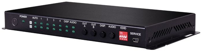 Комутатор HDMI 4x2 + Audio Cypress CPLUS-V4H2HA