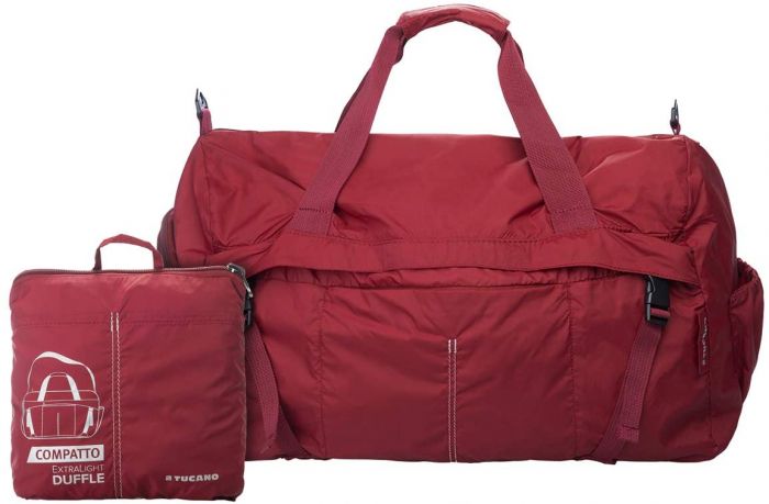 Сумка розкладна дорожня Tucano Compatto XL Duffle, бордо