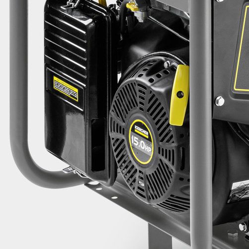 Генератор Karcher PGG 6/1 бензиновий, 230В, електростарт, max 5.5кВт, 13л.с., AVR + Мінімийка високого тиску Karcher K5, 145 бар, 2.1кВт