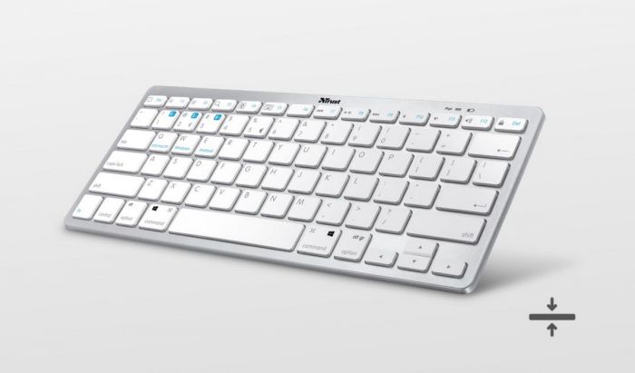 Клавіатура Trust Nado BT White