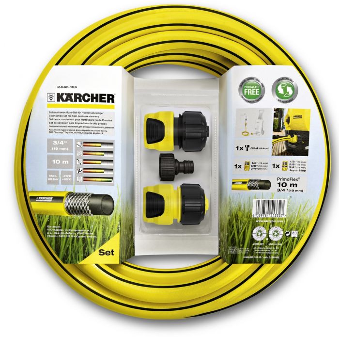 Комплект підключення шлангу Karcher 2.645-156.0 3/4" для міні-мийки, 10 м, 2.379 кг