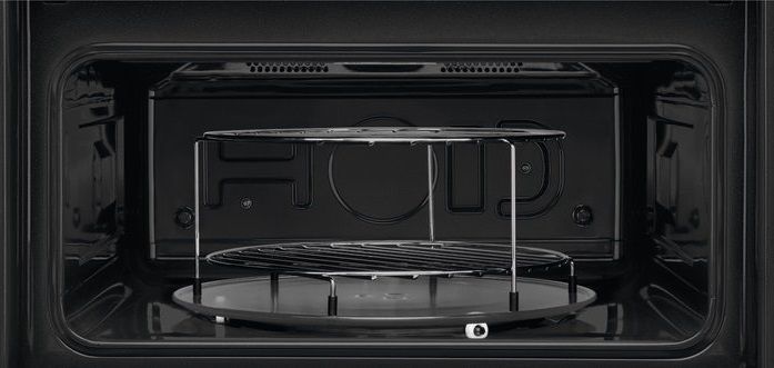 Духова шафа Electrolux електрична компактна, 42л, дисплей, конвекція, ф-ція мікрохвиль, чорний