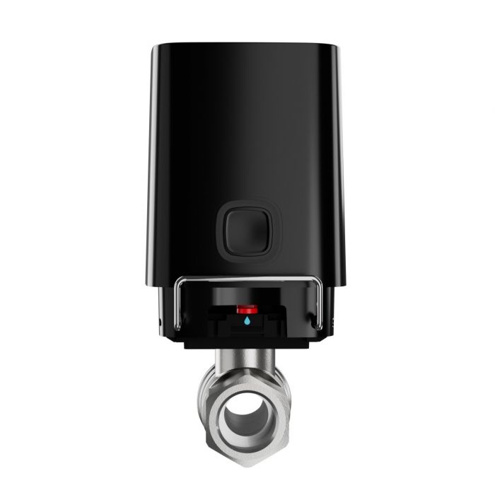 Розумний кульовий кран Ajax WaterStop 1/2" Jeweler, бездротовий, чорний