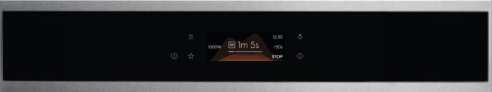 Духова шафа Electrolux електрична компактна, 42л, дисплей, конвекція, ф-ція мікрохвиль, чорний+нерж