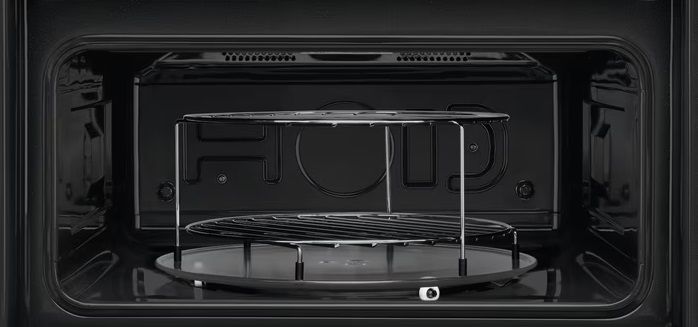 Духова шафа Electrolux електрична компактна, 42л, дисплей, конвекція, ф-ція мікрохвиль, чорний+нерж