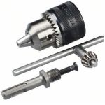 Комплект для кріплення свердл на перфоратор Bosch, патрон+перехідник+ключ, SDS-plus, 1/2 RL, 13 мм 0.4 г